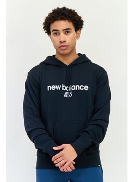 New Balance Men Sportswear Fit Long Sleeve Outdoor Hoodie, Black  - Image 1