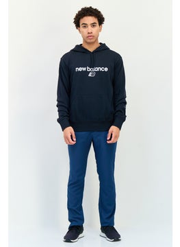 New Balance Men Sportswear Fit Long Sleeve Outdoor Hoodie, Black  - Image 4