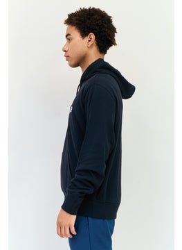 New Balance Men Sportswear Fit Long Sleeve Outdoor Hoodie, Black  - Image 3
