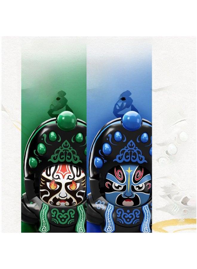 Sichuan Opera Face Changing Doll Facial Makeup Chinese Essence Cultural Creative Characteristics Children Stall Toy-Color:Trendy Face-changing Baby-big Red (4 Faces Variable) - Image 3