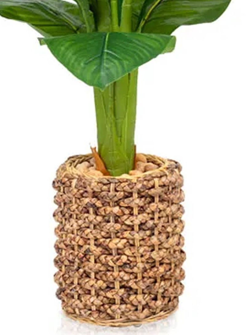 سي او أرماء شجرة صناعية محاكاة لأوراق الموز الناعمة بملمسها الطبيعي بارتفاع 90 سم - Image 2