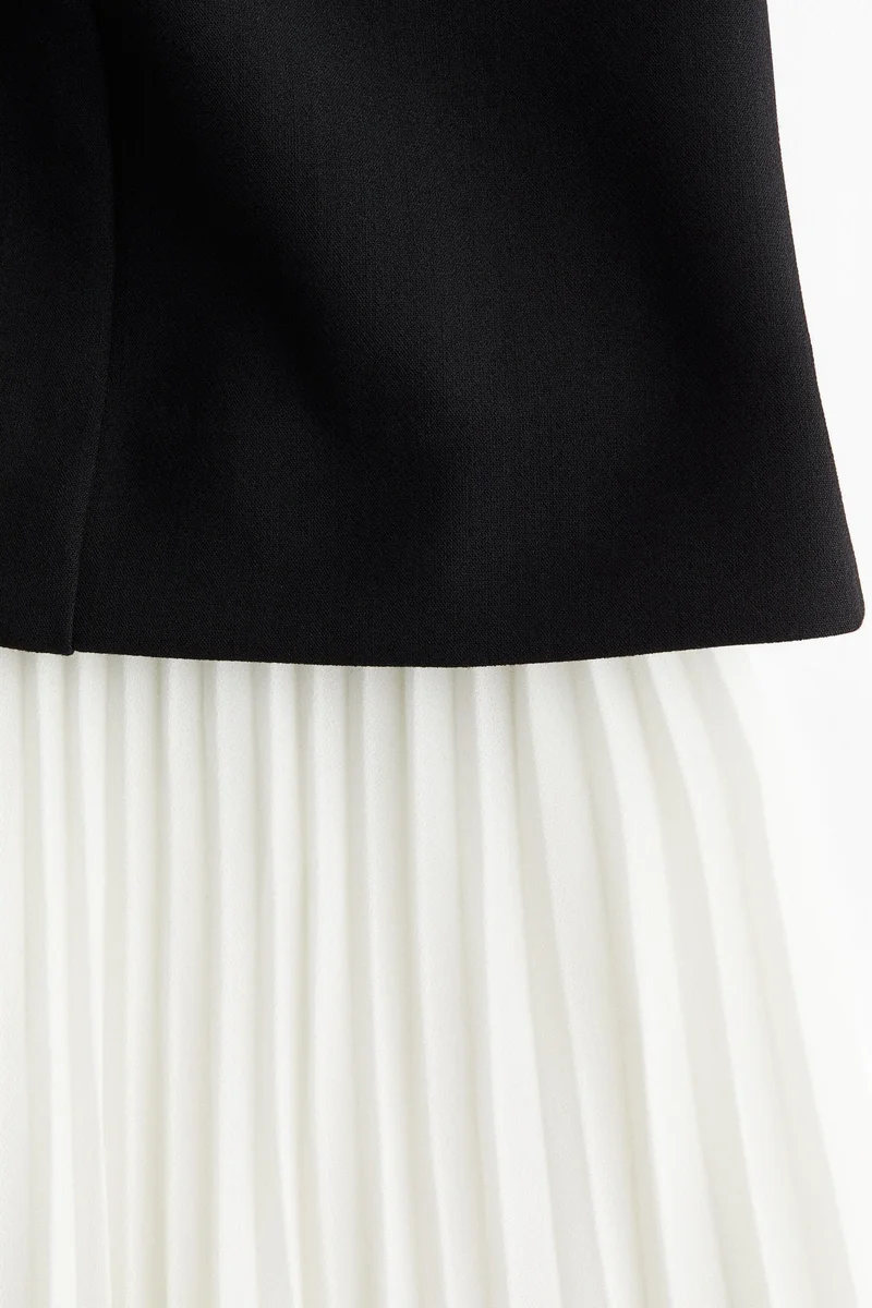 H&M Pleated bandeau dress