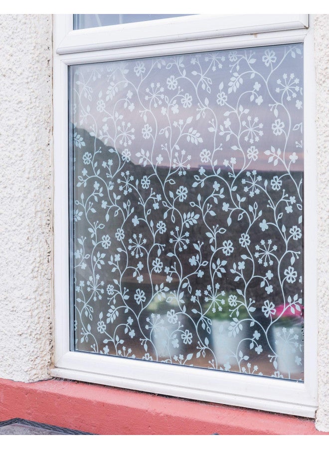 d-c-fix 338-0013 Privacy Glass Reusable Static Cling Window Film, Winter Garden, 17" x 59" Roll - Image 4