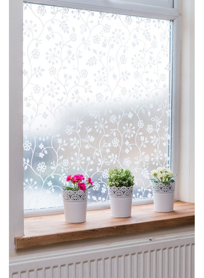 d-c-fix 338-0013 Privacy Glass Reusable Static Cling Window Film, Winter Garden, 17" x 59" Roll - Image 3