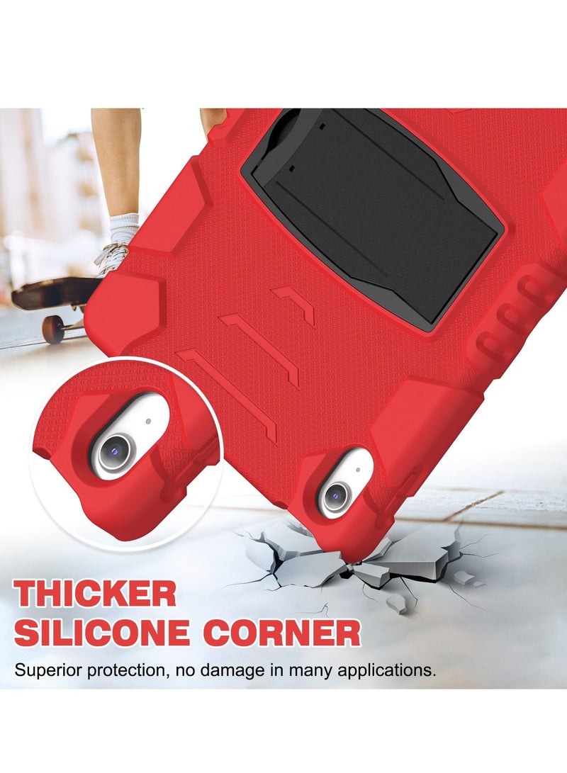 GULFLINK Shockproof High Impact Protective Case Cover with Kickstand for ipad 10th 10.9 inch 2022（A2757/A2777）Red+Black - Image 2