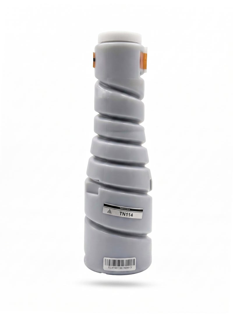 طباعة الذهب Gold Print Premium Toner TN114 Black KONICA For Use With: KONICA  Bizhub 152, 162, 163, 183, 210, 211, 220, 7516, 7521,  7216, 7220, 1611, 2011, 7622, Refined toner is infinitely close to original toner to achieve high black printing . Konica - Image 2