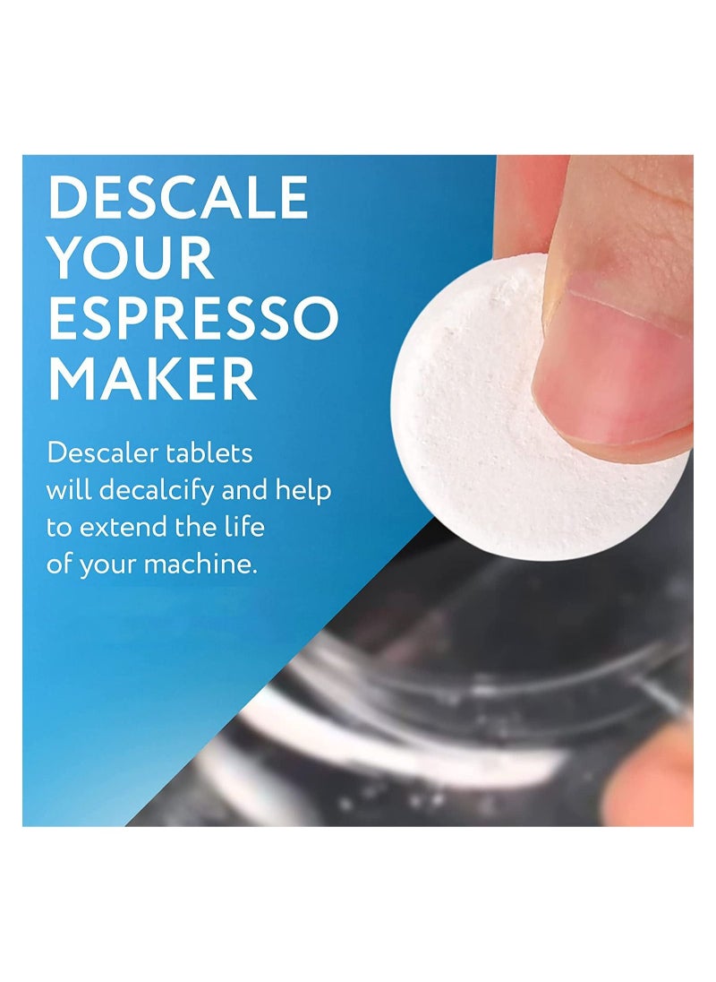 Captaintech - 【20 Pack】 Espresso Machine Descaler Tablets to Remove Mineral Build Up - Image 1