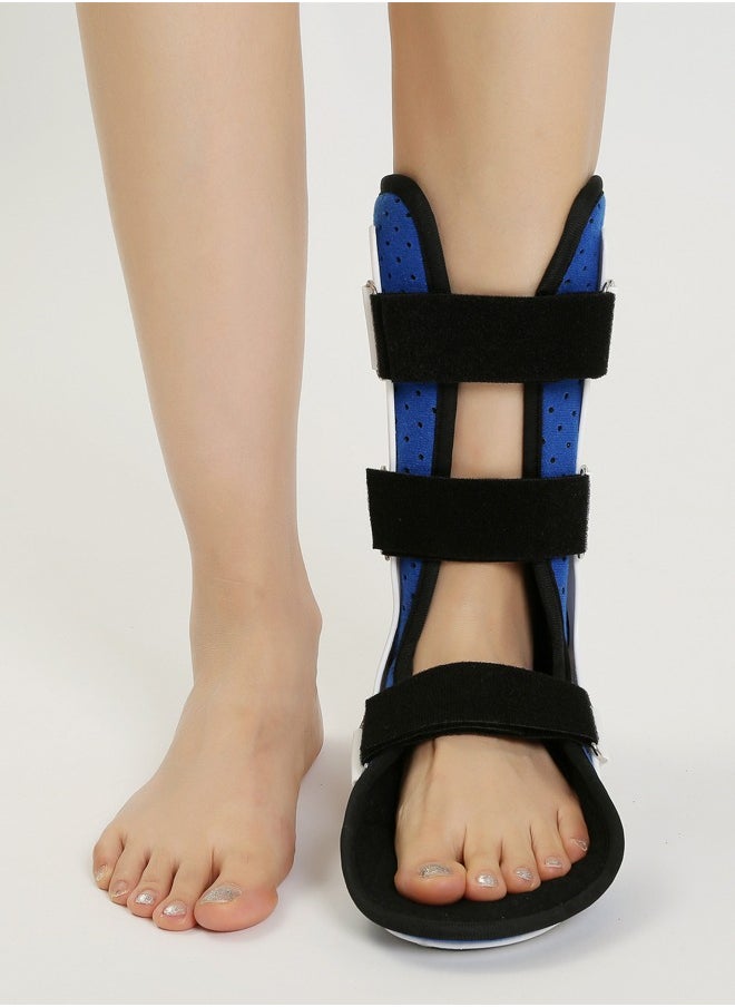 Adjustable Ankle Joint Fixation Brace for Ankle Fractures and Sprains - Protective Foot Support for Rehabilitation, Replacement for Plaster Casts and Surgery (Right Foot)