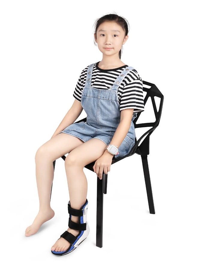 Adjustable Ankle Joint Fixation Brace for Ankle Fractures and Sprains - Protective Foot Support for Rehabilitation, Replacement for Plaster Casts and Surgery (Right Foot)
