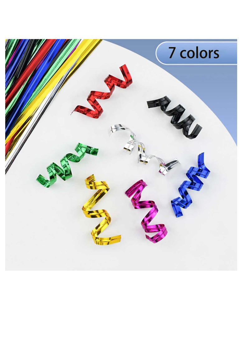 إسكدنيا أربطة لولبية معدنية، 5600 قطعة، 7 ألوان، أربطة خبز للحقائب وتغليف الهدايا وأكياس الحلوى - Image 4