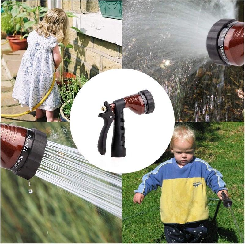 GREEN MOUNT Water Hose Nozzle Spray Nozzle, Metal Garden Hose Nozzle with Adjustable Spray Patterns, Perfect for Watering Plants, Washing Cars - Image 2