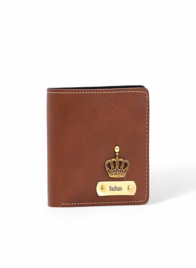 THE CUSTOMISED GIFT Set with Pesronalized Leather Wallet, Keychain, and Pen, 3-Piece Premium Box Set (TAN) - Image 3