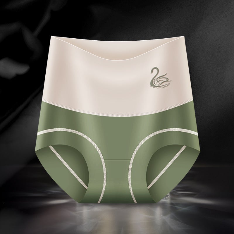 2024 High Waist Seamless Ice Silk Ladies Panties Light brown  - Image 2