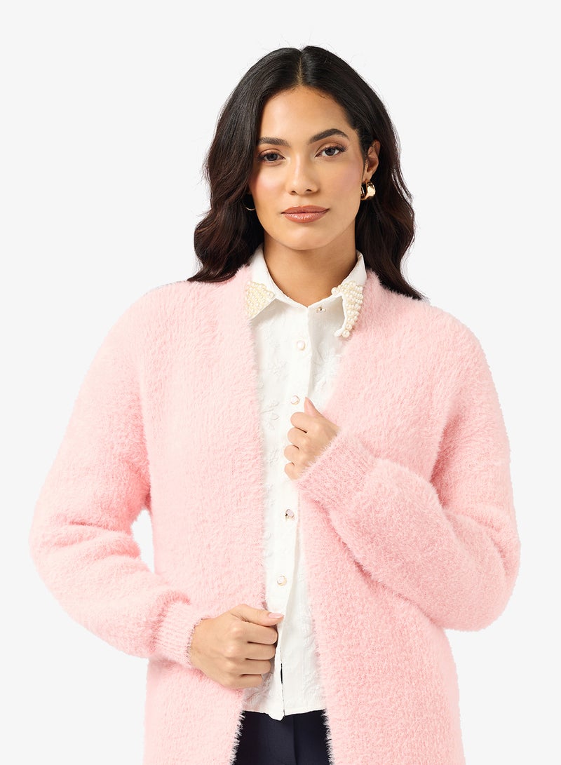 ايلا كارديجان طويل كاجوال - Image 3