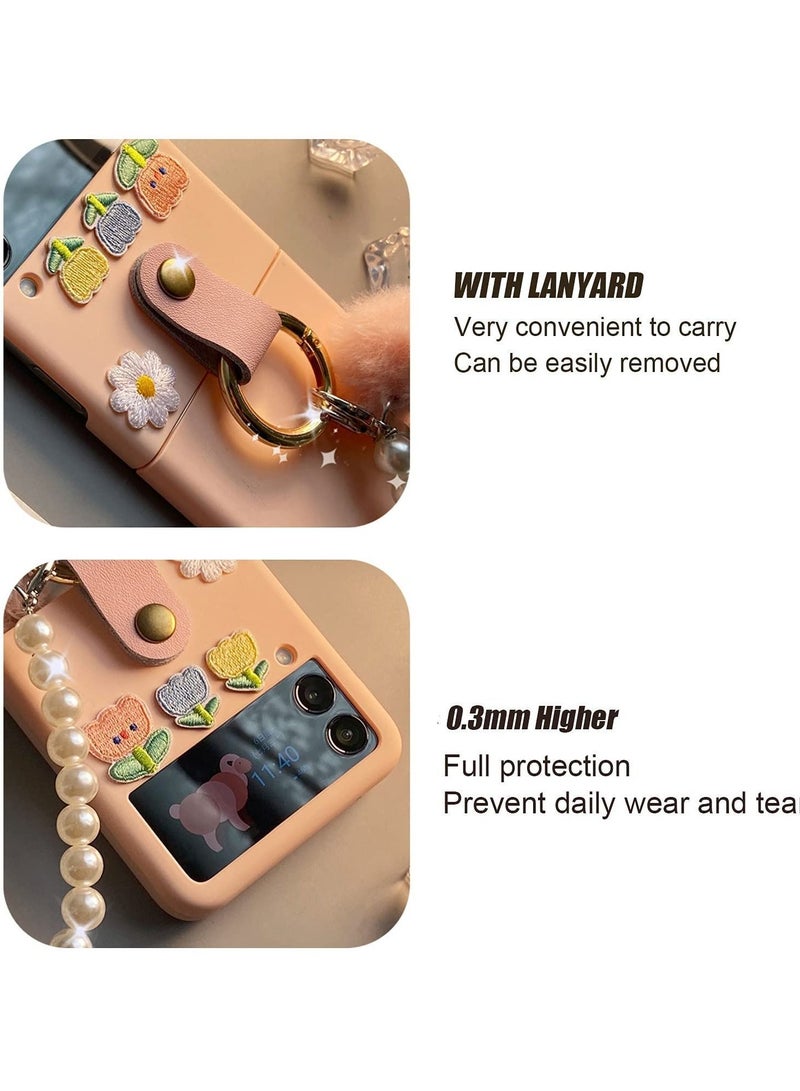 Y&D Cute Flip Phone Case for Samsung Z 3 Folding Screen Mobile Protective Cover Cell Accessories - Image 2