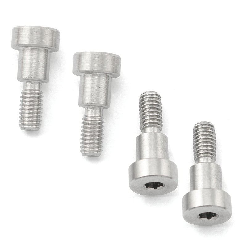 Pro Bamboo Kitchen 4pcs 304 Stainless Steel Hex Socket Shoulder Bolt 8mm Shoulder M6 Thread for Injection Molding Accessories - Image 1