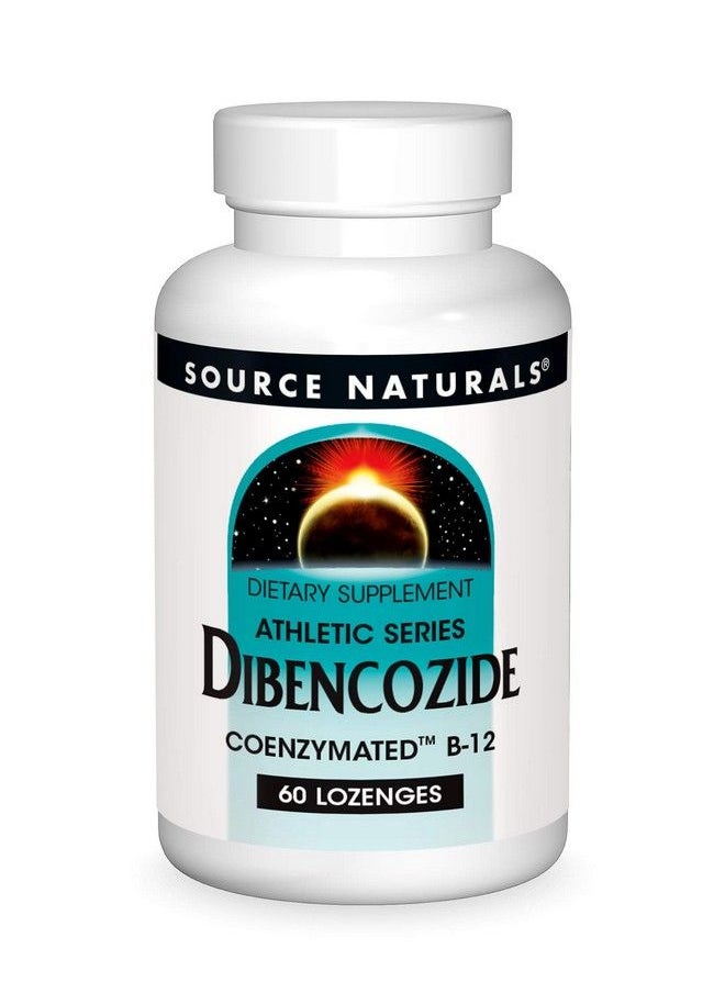 Source Naturals - Dibencozide Coenzymated B 12 Athletic Series Quick Dissolving Dietary Supplement 60 Lozenges - Image 1