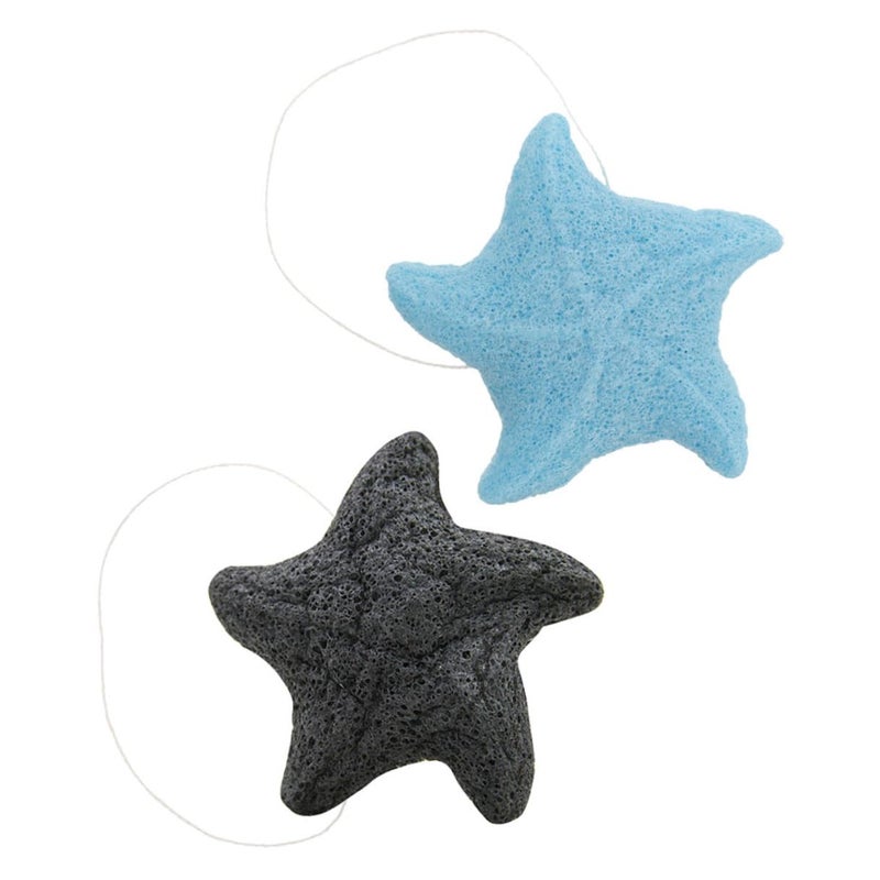 Soft Konjac Sponge Body Scrubber 2 Pack Exfoliating Bath Sponges For Gentle Shower - Image 2
