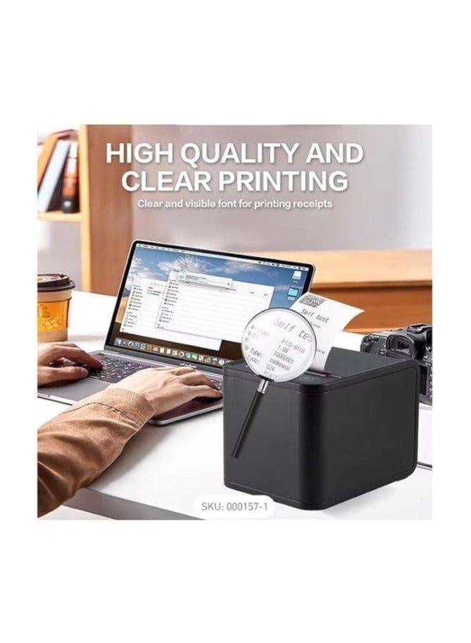 XP-80T Thermal Printer | 80mm Print Width | USB & Network | Monochrome  - Image 3