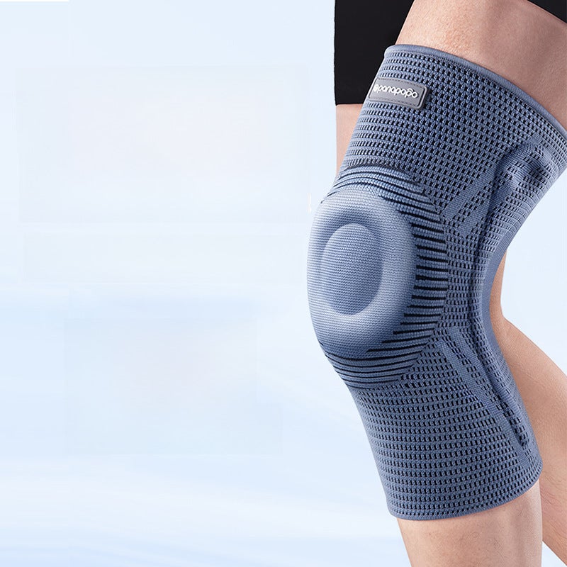 Sports Knee Brace: Polyester Fiber, Medical Grade Material - Shock Absorption, Half-Moon Pad Design Knee Support for Summer High-Intensity Sports, Running, Cycling & Basketball - Image 3