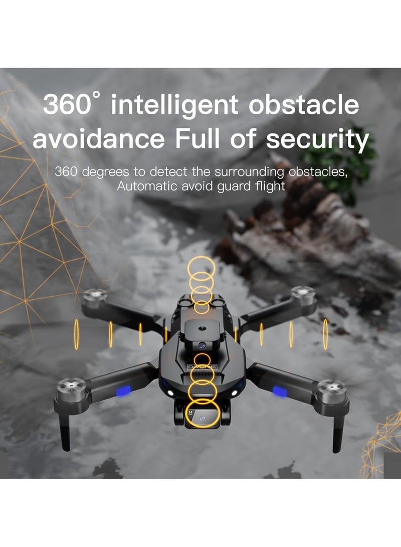 lekikpo Drone With Dual Camera, Powerful Brushless Motor, Optical flow positioning, intelligent obstacle avoidance, Foldable Aerial Photography Drone, Gift For Beginners Christmas and Halloween  - Image 4