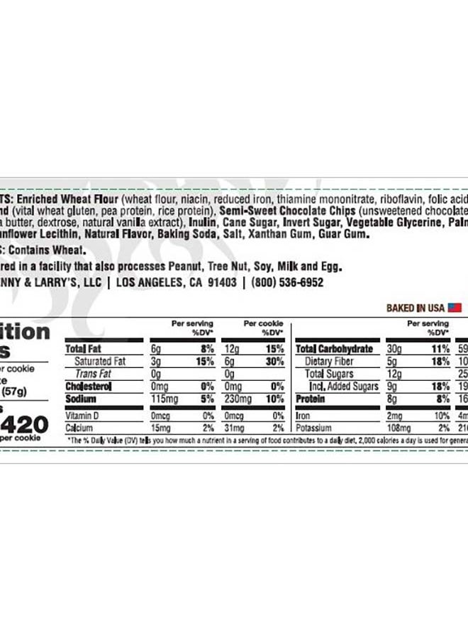 Lenny and Larry's Complete Cookie Chocolate Chip 113g (16g Protein)  - Image 3