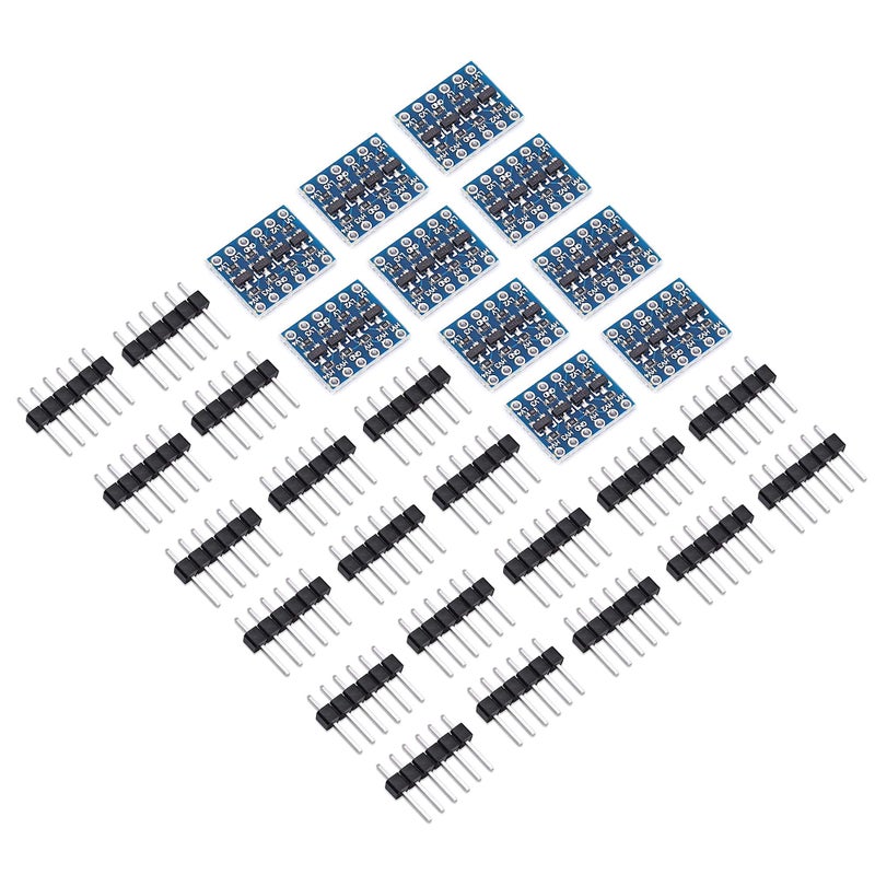 MANGO 10pcs 4 Channels IIC I2C Logic Level Converter BiDirectional Module 33V to 5V Shifter for Arduino Pack of 10