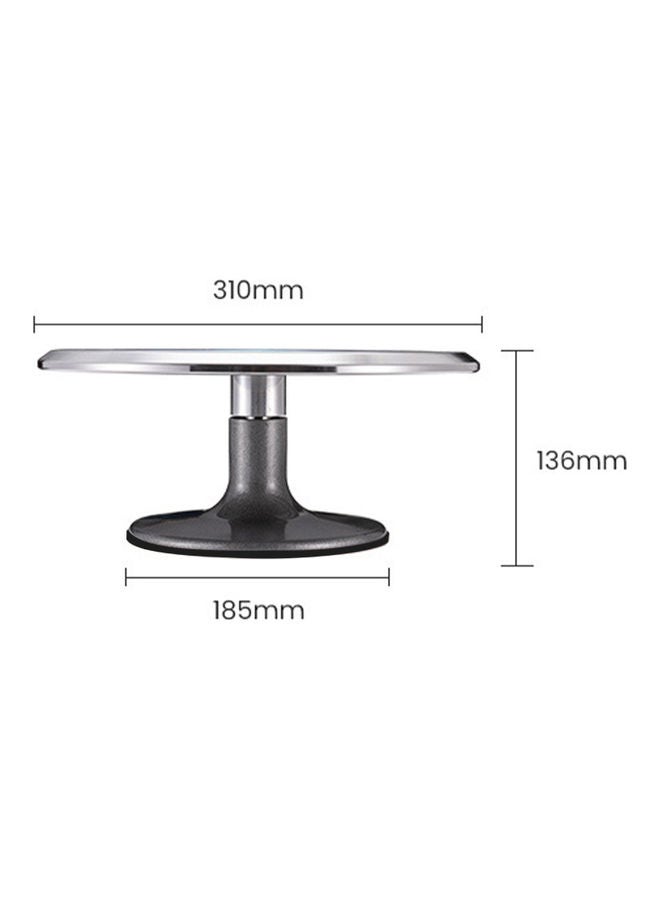 Aluminium Alloy Cake Turntable Silver/Grey - Image 5