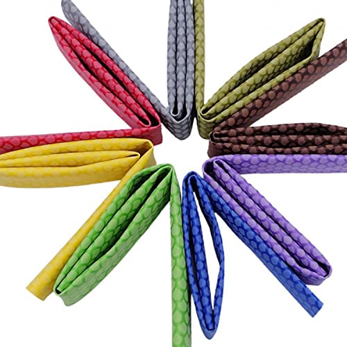 Greatfishing Fish Scale Pattern Heat Shrink Sleeve Wrap Fishing Bulding Handle Cork Rod Grip with Non Slip Waterproof and Insulation 40inch 5 Color 5 Size Choice Durable Repair(Black Diamter:35mm) - Image 2