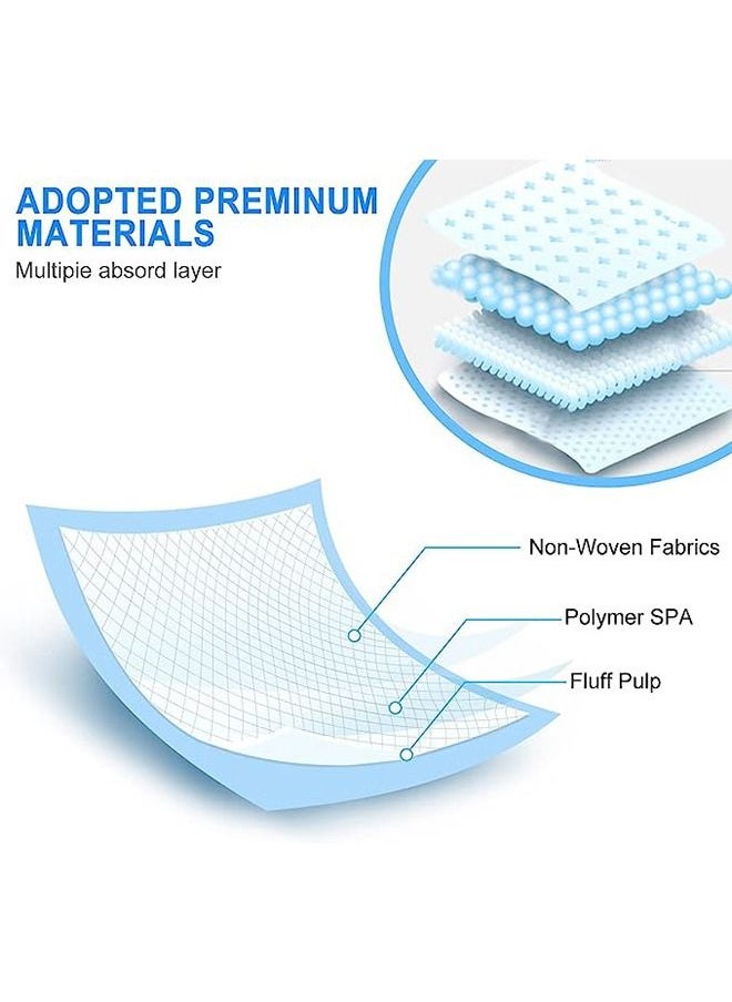 Generic - 50 Pack Disposable Changing Pads Baby Disposable Underpads Waterproof Diaper Changing Pad Breathable Underpads Bed Table Protector Mat(60*45CM) - Image 1