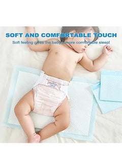 Generic 50 Pack Disposable Changing Pads Baby Disposable Underpads Waterproof Diaper Changing Pad Breathable Underpads Bed Table Protector Mat(60*45CM)  - Image 3