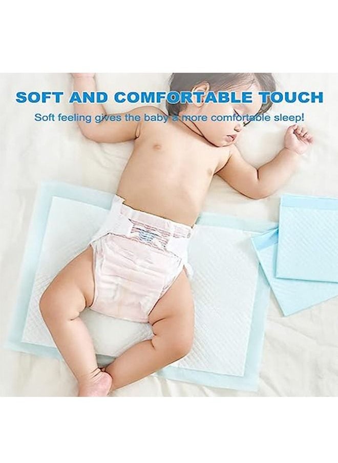 Generic - 50 Pack Disposable Changing Pads Baby Disposable Underpads Waterproof Diaper Changing Pad Breathable Underpads Bed Table Protector Mat(60*45CM) - Image 1