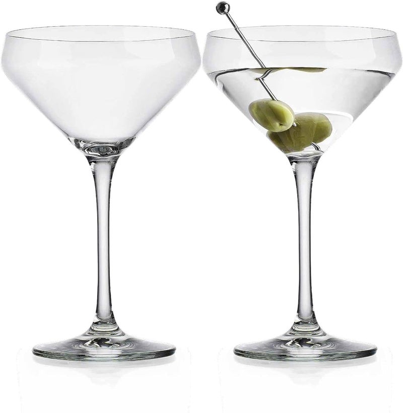 Glaver's Martini Glasses Set of 4 Cocktail Glasses, 10.5 Ounce Stemmed Margarita Glasses, for Bar, Martinis, Cosmopolitan, Gimlet, Elegant Packaging - Image 5