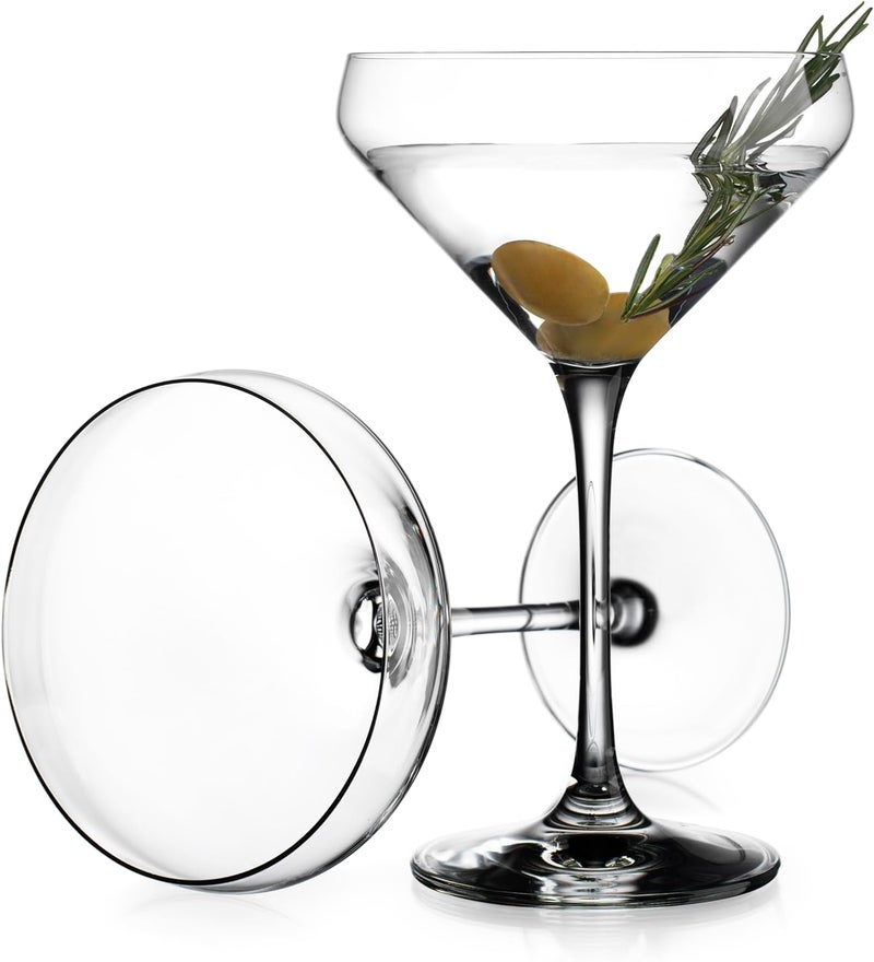 Glaver's Martini Glasses Set of 4 Cocktail Glasses, 10.5 Ounce Stemmed Margarita Glasses, for Bar, Martinis, Cosmopolitan, Gimlet, Elegant Packaging - Image 4