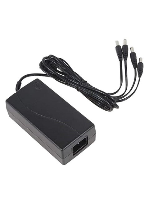 DC 12V 5A Power Supply Adapter 4 Split Power Cable for CCTV Security cameras