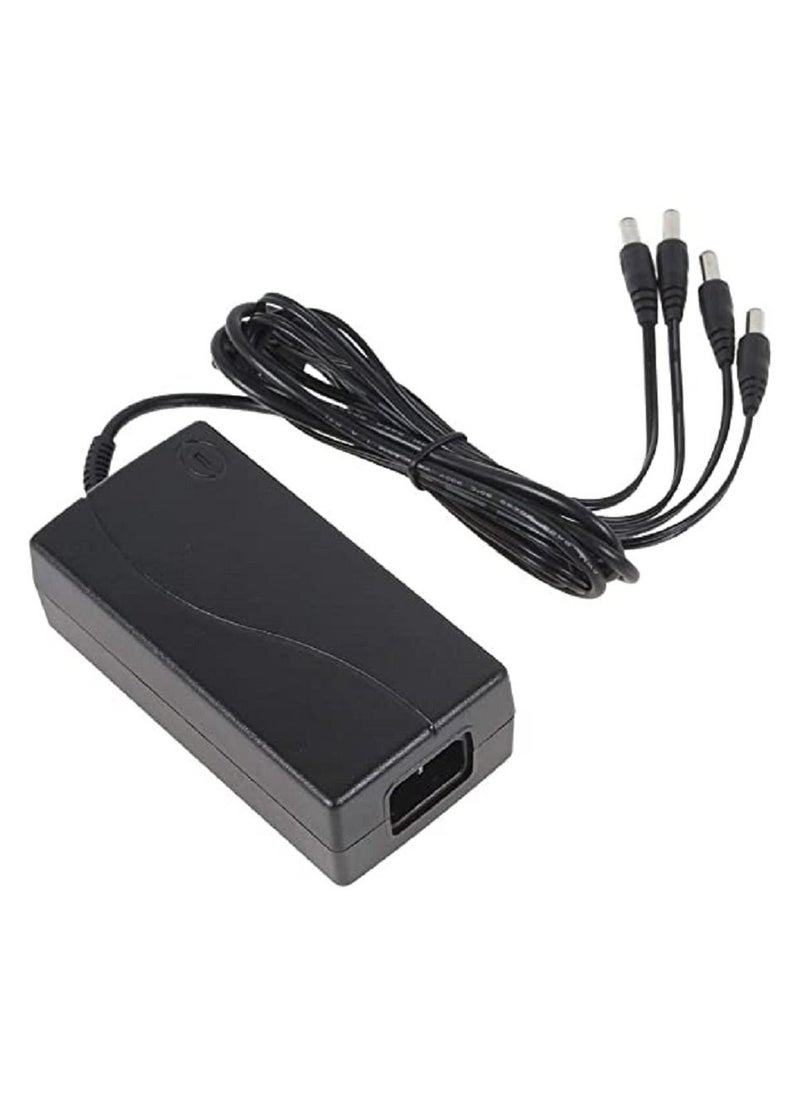 Generic - DC 12V 5A Power Supply Adapter 4 Split Power Cable for CCTV Security cameras - Image 1