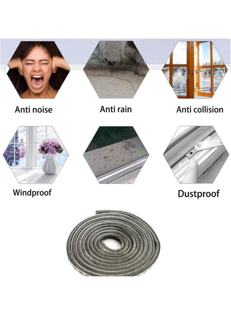 10-meter self-adhesive sealing tape for windows and doors, soundproofing for the home, wind and dust resistant, and with stronger adhesion. - Image 3