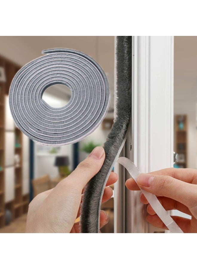 10-meter self-adhesive sealing tape for windows and doors, soundproofing for the home, wind and dust resistant, and with stronger adhesion. - Image 1