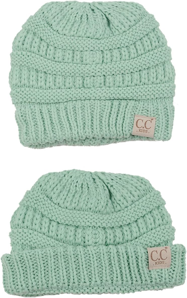 Cc Kids' Cute Warm and Comfy Children's Knit Ski Beanie Hat - Image 4