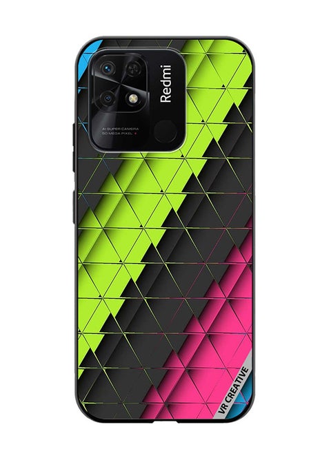 Protective Case Cover For Xiaomi Redmi 10C Abstract Design Multicolour