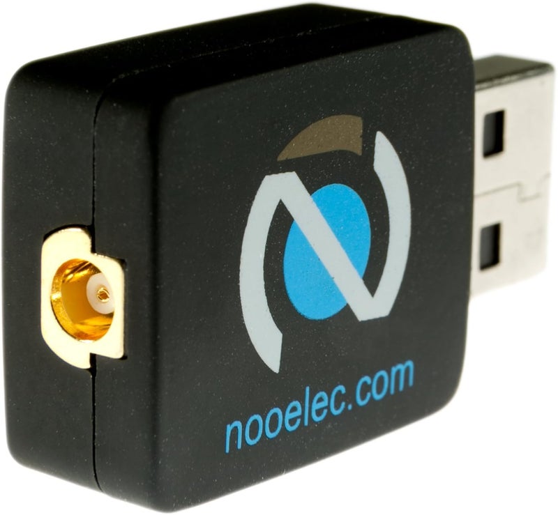 NooElec NESDR Nano 2 Plus - مجموعة RTL-SDR USB صغيرة سوداء (RTL2832U و R820T2) مع TCXO منخفض الضوضاء 0.5PPM، هوائي MCX - Image 2