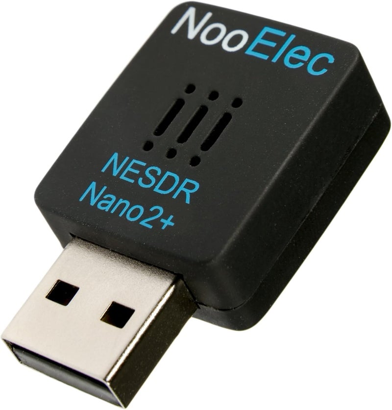 NooElec NESDR Nano 2 Plus - مجموعة RTL-SDR USB صغيرة سوداء (RTL2832U و R820T2) مع TCXO منخفض الضوضاء 0.5PPM، هوائي MCX - Image 1