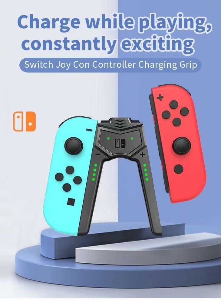 Nintendo Switch /Switch OLED Joy-Cons Grip Charging Station Controller Charger - Image 2
