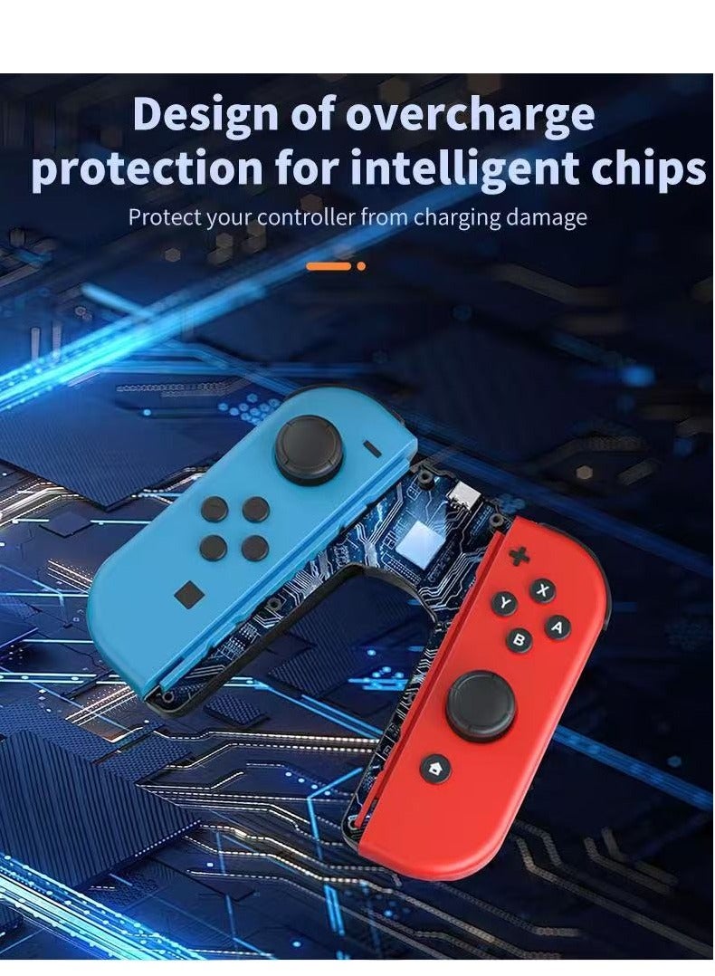 Nintendo Switch /Switch OLED Joy-Cons Grip Charging Station Controller Charger - Image 4