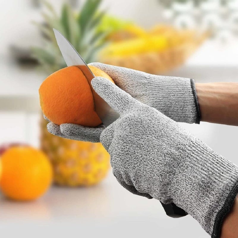 Replex Anti Cutting Resistant Hand Safety Gloves CutProof Level 5 Protection with Rubber Grade Finishing Free Size - Image 3