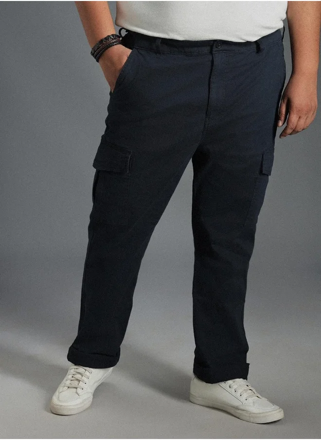 هاي ستار Men Navy Trousers