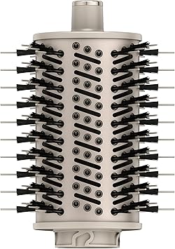 Shark FlexStyle Round Hot Air Brush Attachment for Blow Dryers Hair Styling Tool for Straight Wavy Curly and Coily Hair Stone - Image 1