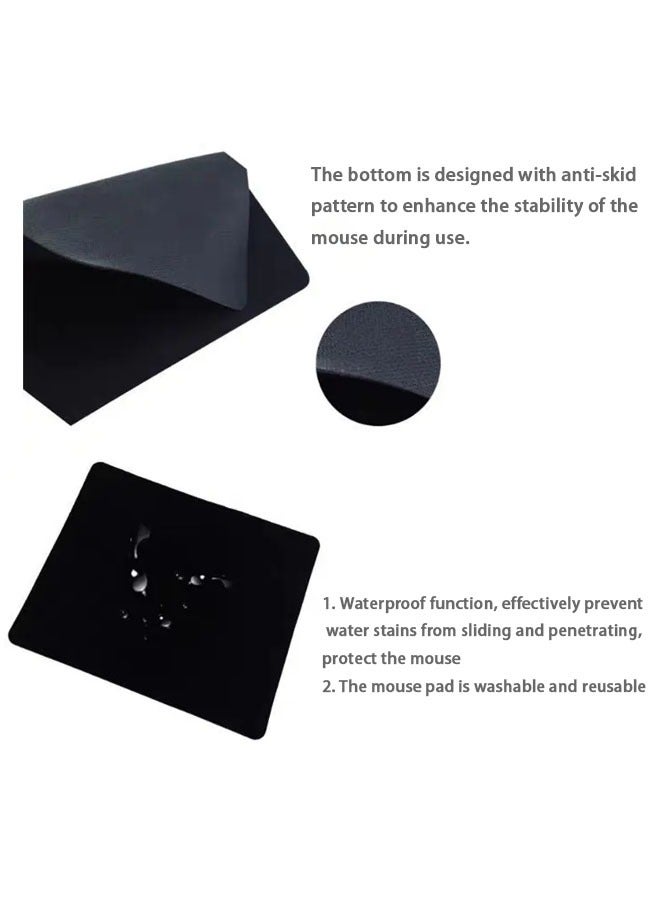 Square Office Mouse Pad 20*24cm, Rubber Computer Desk Pad, Professional Gaming Mouse Pad, Waterproof And Dustproof, For Games, Office, Home - Image 5