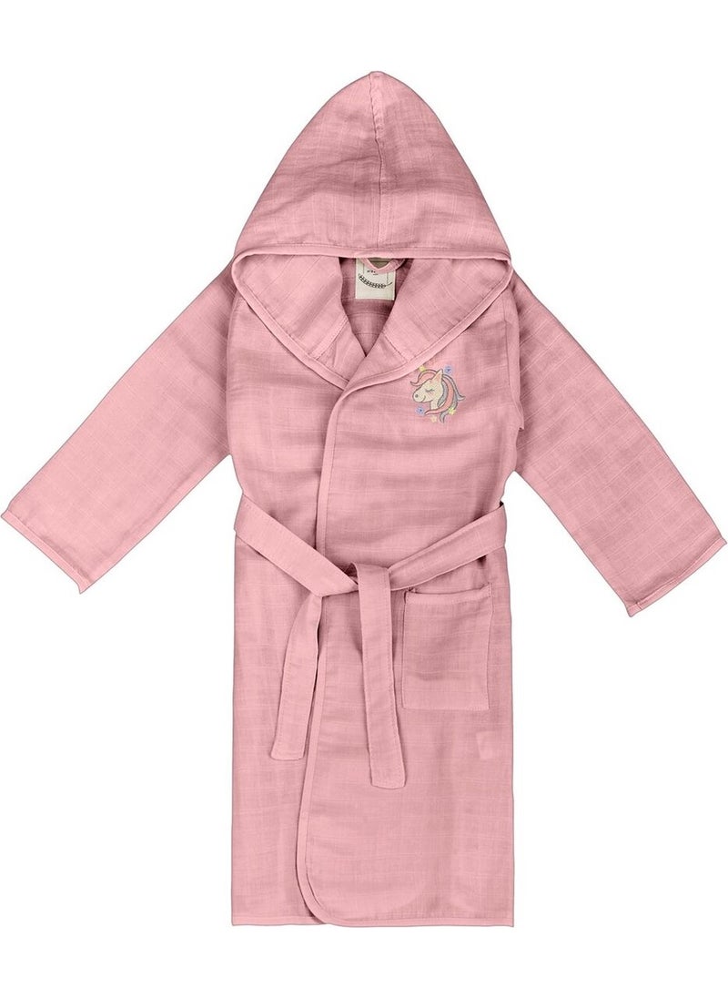 Miespiga Unicorn Kids Muslin Bathrobe  - Image 1