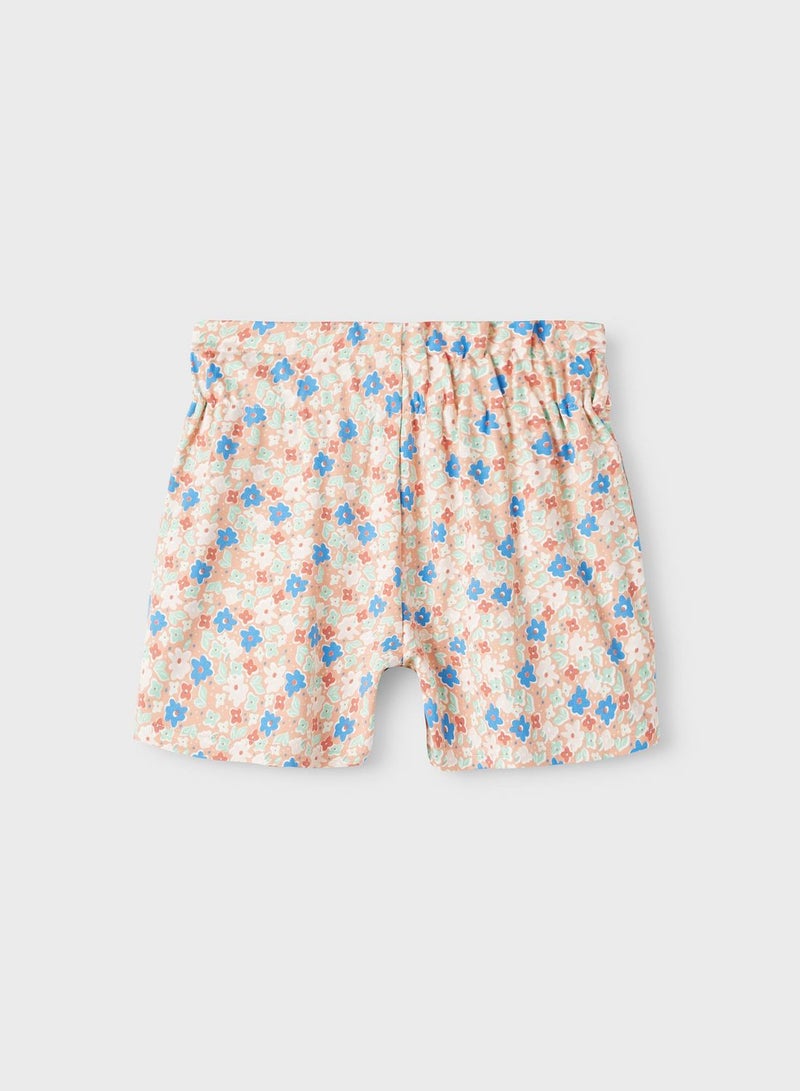 نيم ات شورت بطبعة ورود للأطفال - Image 2